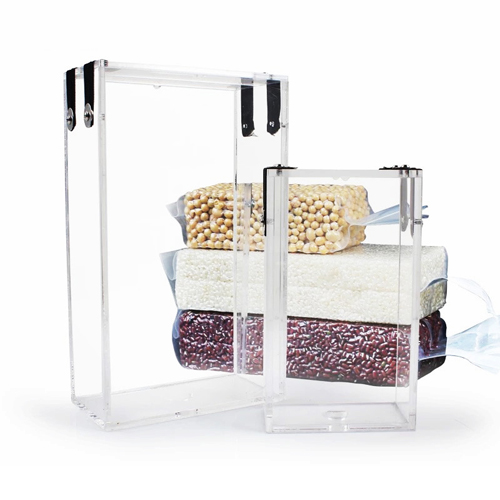 Acrylic box for brick rice vacuum packing mould