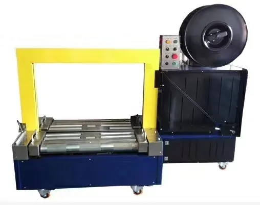 Fully Electric low platform automatic strapping machine PP band packing machine for box carton packing