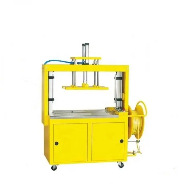Automatic Unmanned PP Strapping Machine with top presser High speed Automatic Plastic box packing machine machine