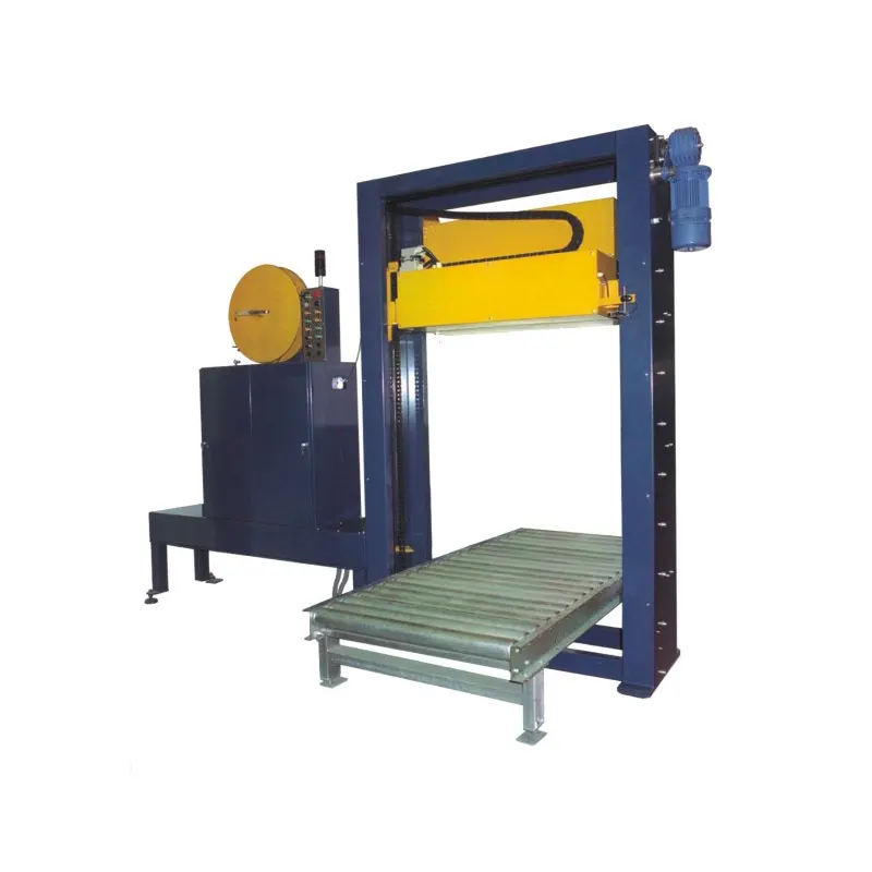 Fully Automatic Pallet Plastic Pet Pp Material Carton Box Pallet Sealing Strapping Machine side seal strapping machine