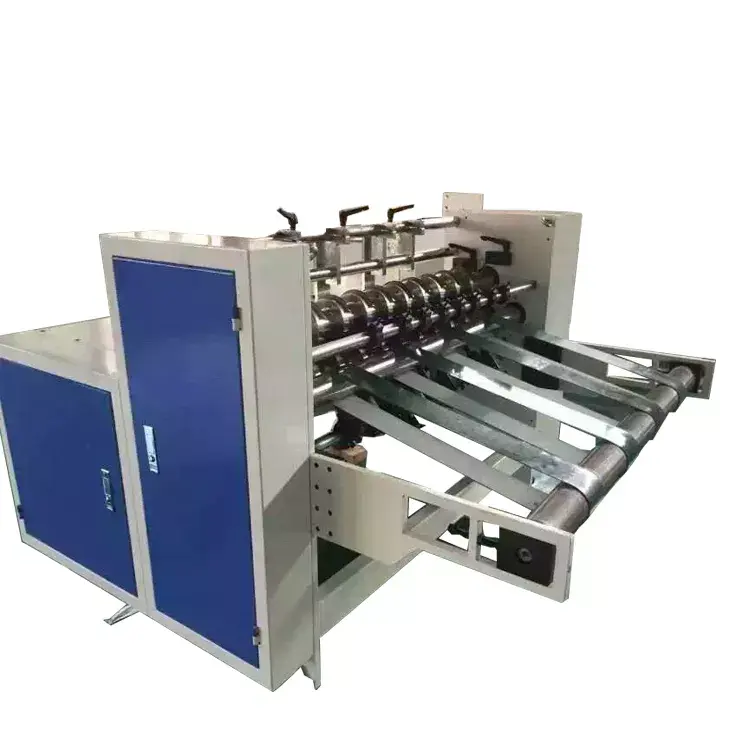 Automatic 9 Slotter Knives Corrugated Board Cardboard Partition Machine