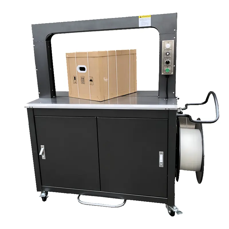 5mm Special Full-Auto Threading Automatic Palet Pp Band Belt Strap Machine For Paper Bags