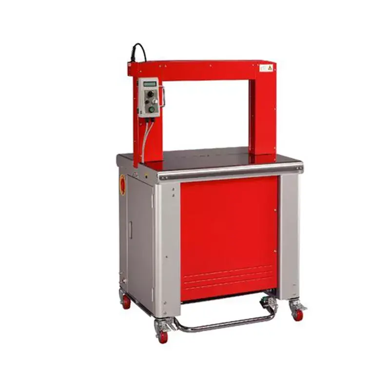 Adjustable Table Height Bundle Strap Packing Machine PP For Carton Factory automatic strapping machine carton strapper