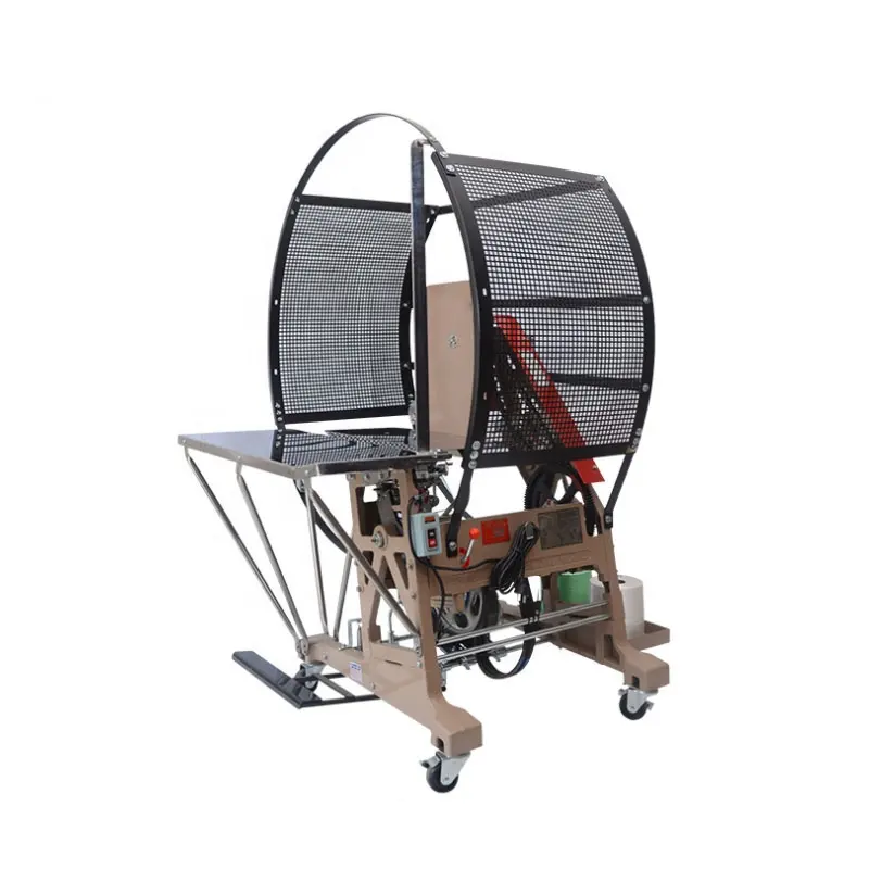 High Performance Full Automatic Bundle Strapping Machine with PLC control system for strapping binding clothes books boxes