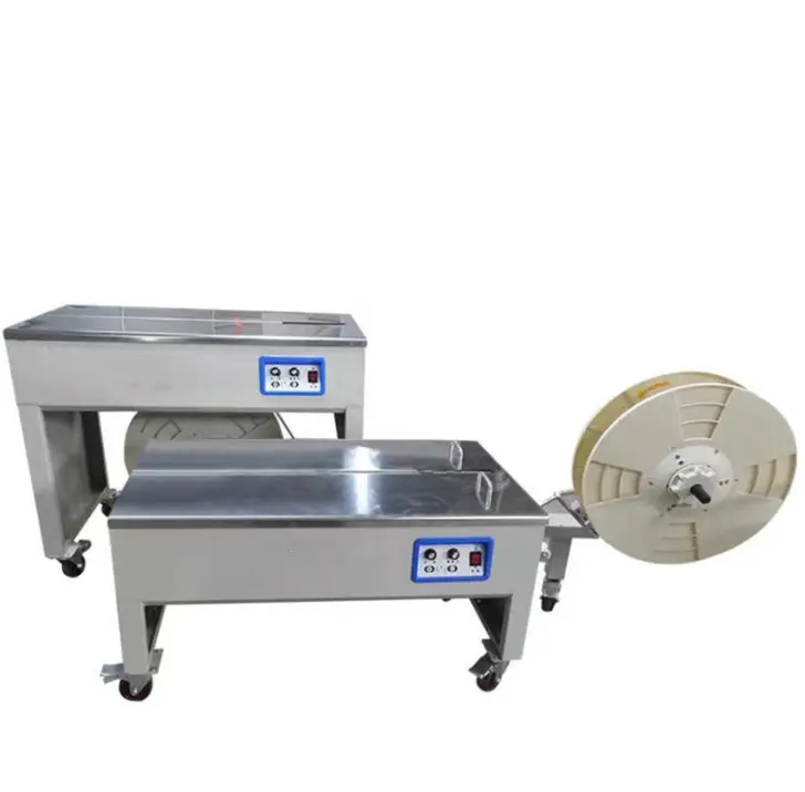 Export great High standard quality Semi automatic carton strapping machine box packing machine heavy structure