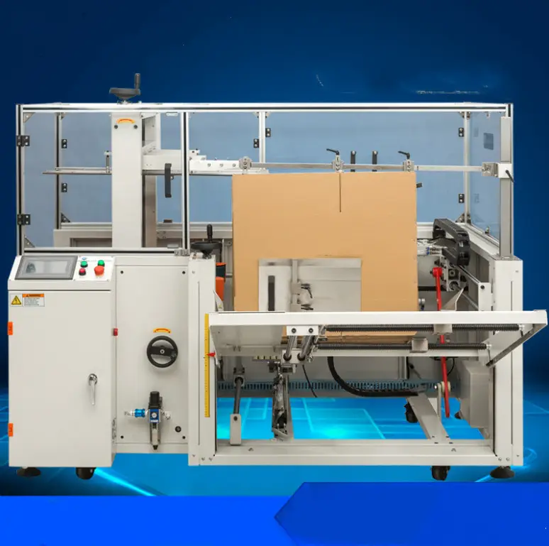 HB4540 Full Automatic carton case erector box forming machine for production line carton box packing MACHINE automatic fold