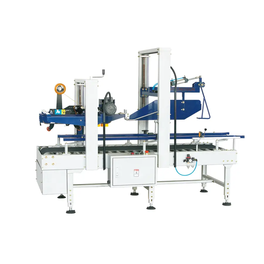 With guard automatic carton sealer box packing machine bopp tape sealing stick packing logistic preserve use