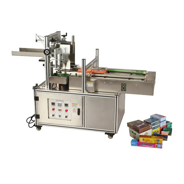 Automatic box hot melt glue packing machine sealing machine tissue paper box packing machine for carton facial tissue
