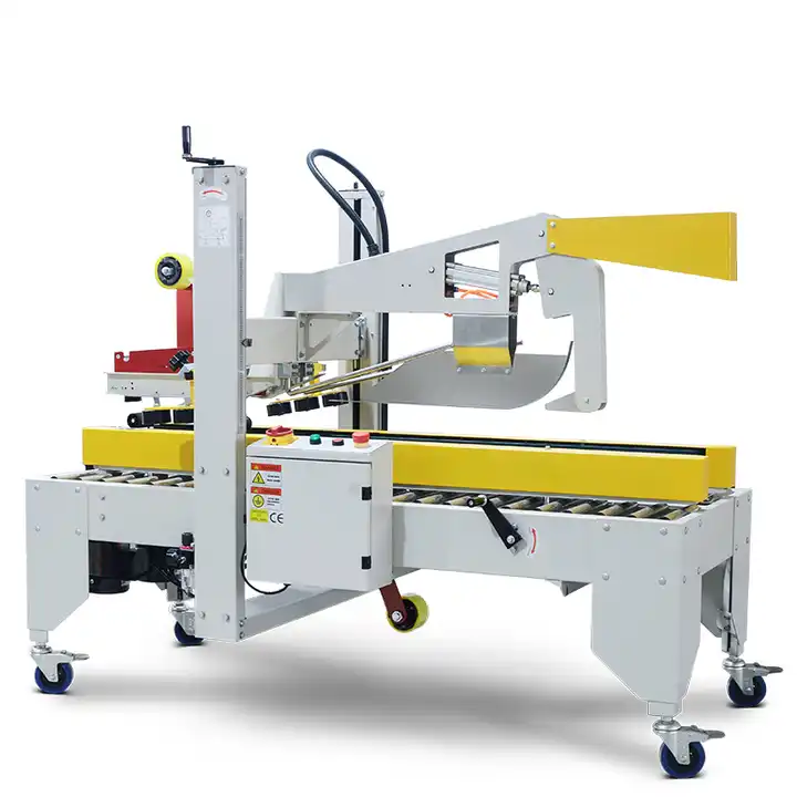 HB-Automatic Carton Flaps Folding Strapping Machine