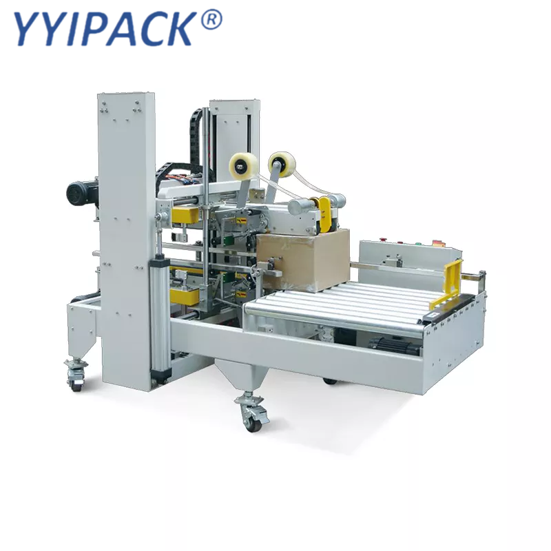 HB-Automatic Carton Flaps Folding Strapping Machine